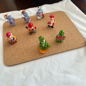 Vintage mix of hand painted plastic Kinder toys